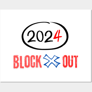 BLOCKOUT 2024 FAKE INFLUENCERS Posters and Art